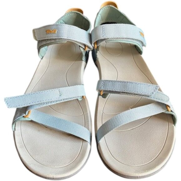 Teva Verra Hiking Sustainable Sandals Spider Traction  - Aqua/Blue/Tan - 9 - Picture 3 of 10